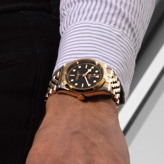 BLACK BAY 41 S&G - 41mm steel case - Steel and yellow gold bracelet