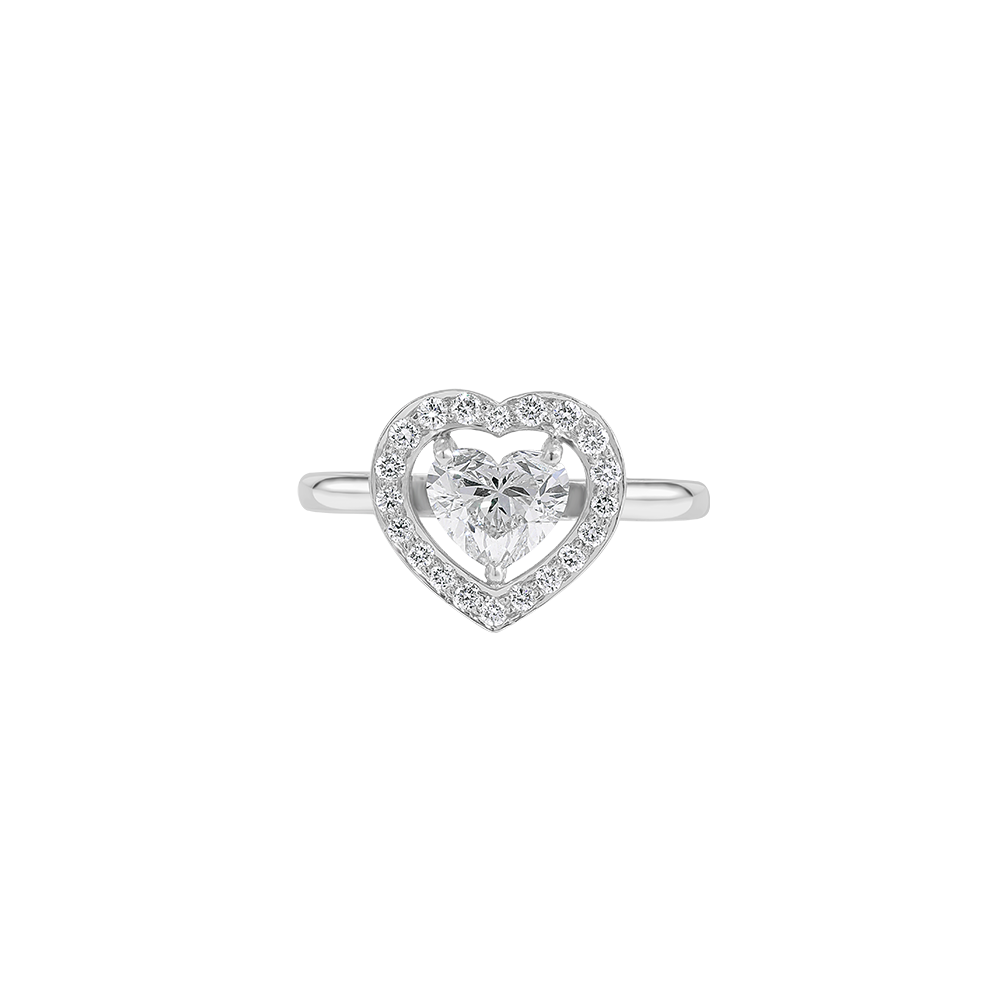 Heart Shaped Diamond Ring Image
