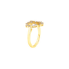 Diamond Heart Ring Gold Thumbnail