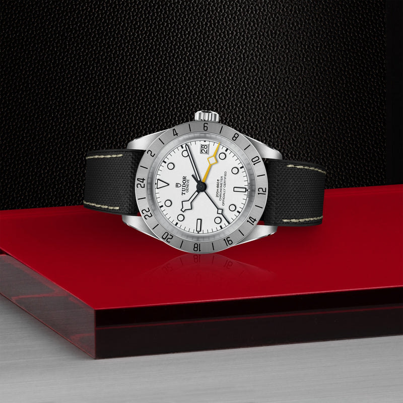BLACK BAY PRO - 39 mm steel case - Hybrid rubber and leather strap