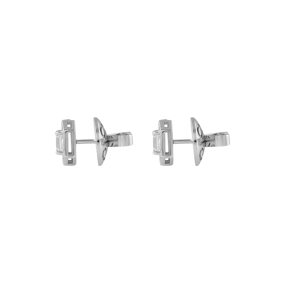 Emerald-Cut Earstuds Image
