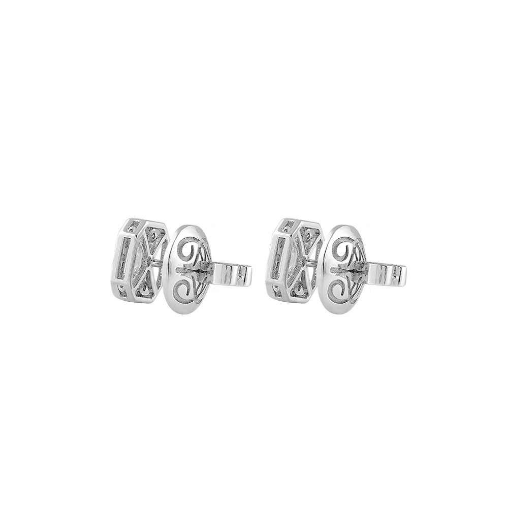 Emerald-Cut Earstuds Image