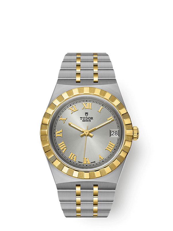 TUDOR ROYAL - 34mm steel case - Steel and yellow gold bracelet