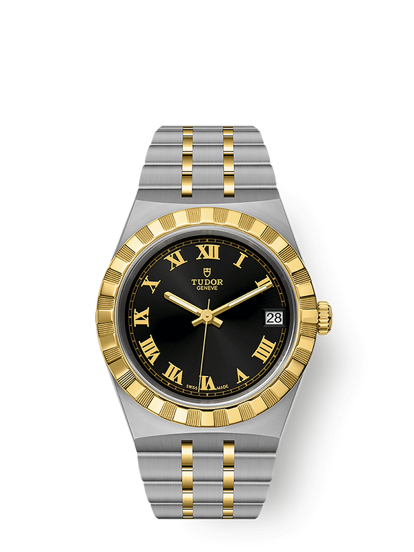 TUDOR ROYAL - 34mm steel case - Steel and yellow gold bracelet