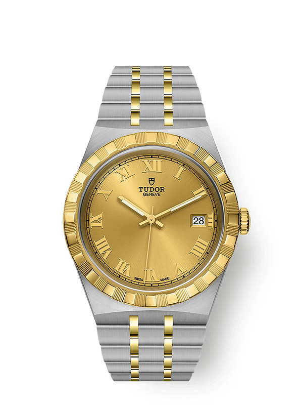 TUDOR ROYAL - 38mm steel case - Steel and yellow gold bracelet
