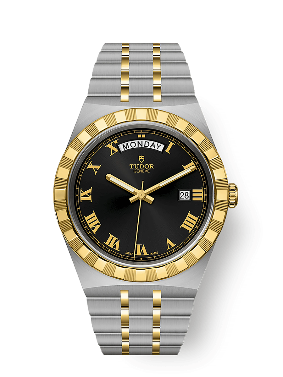 TUDOR ROYAL 41mm steel case Steel and yellow gold bracelet