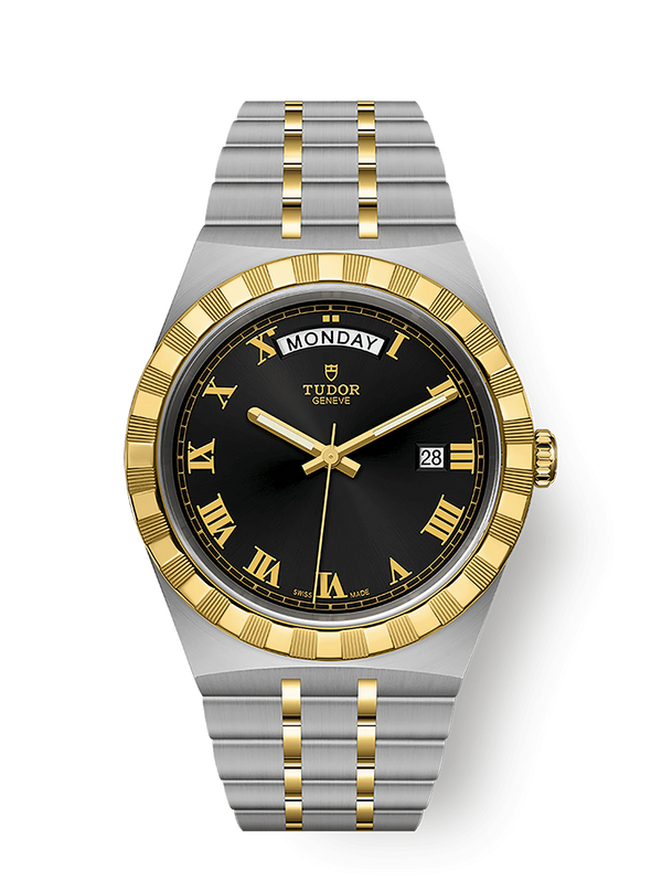 TUDOR ROYAL - 41mm steel case - Steel and yellow gold bracelet