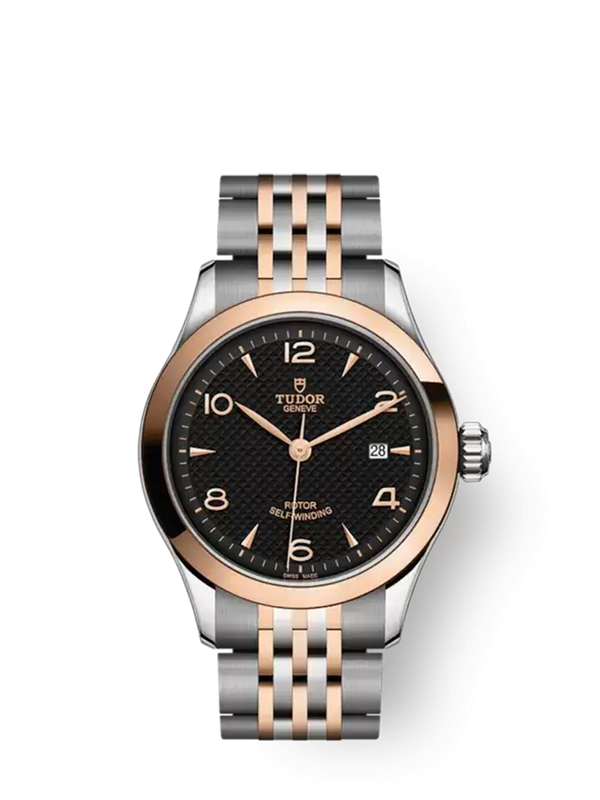 1926 - 28 mm steel case - Steel and rose gold bracelet