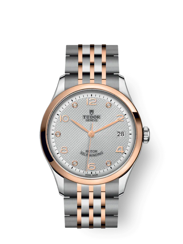 1926 - 36 mm steel case - Rose gold bezel