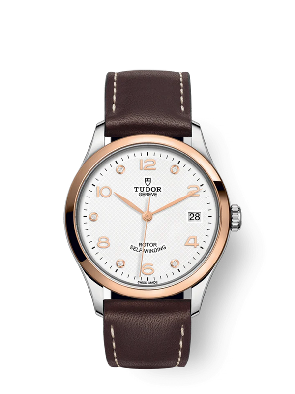 1926 - 36 mm steel case - Rose gold bezel