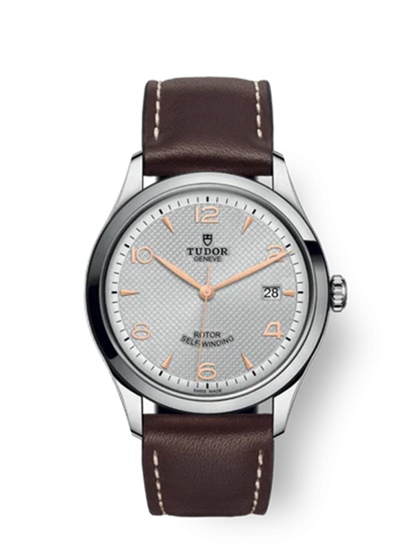 1926 - 39 mm steel case - Brown leather bracelet