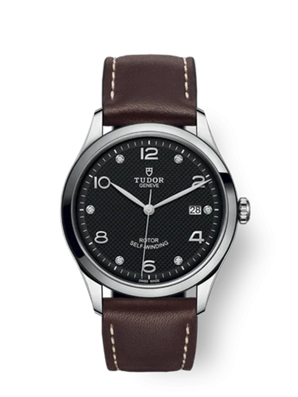 1926 - 39 mm steel case - Brown leather bracelet