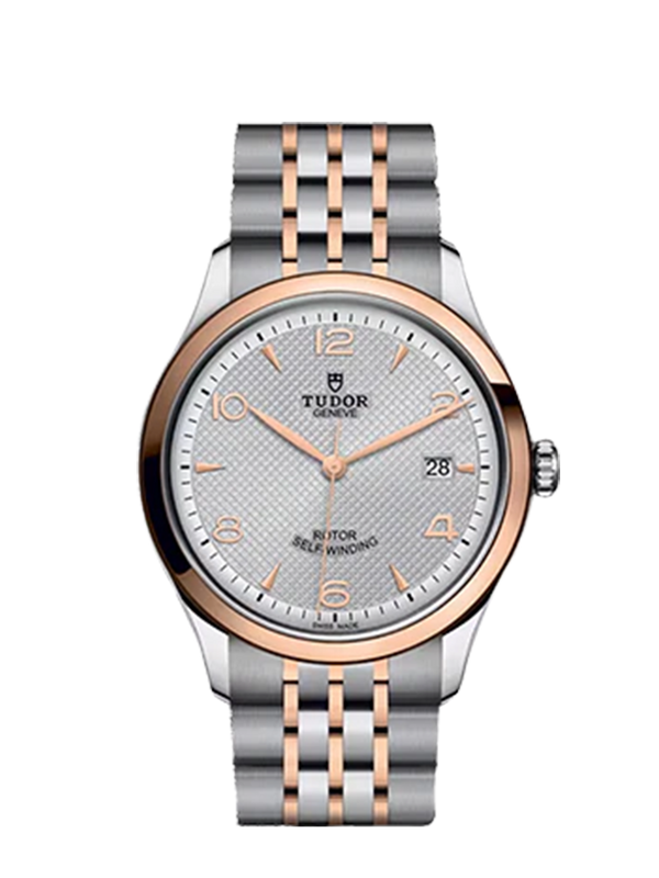 1926 - 39 mm steel case - Rose gold bezel