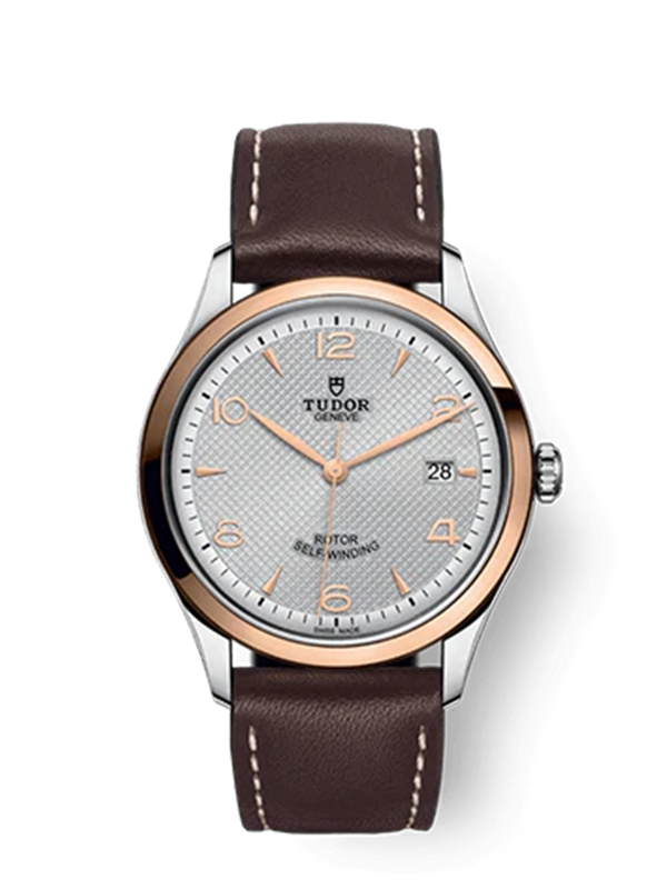 1926 - 39 mm steel case -  Rose gold bezel
