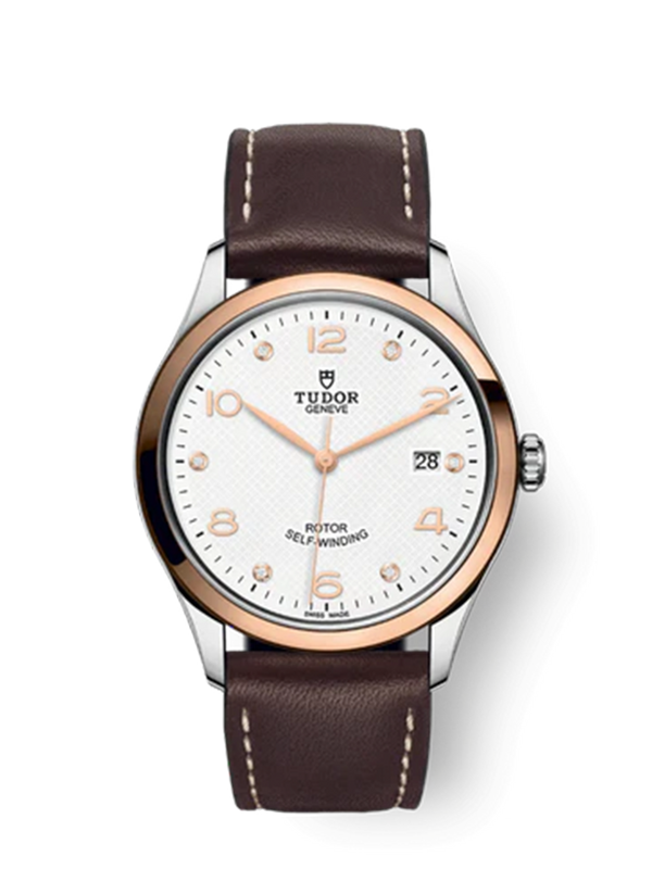 1926 - 39 mm steel case - Rose gold bezel