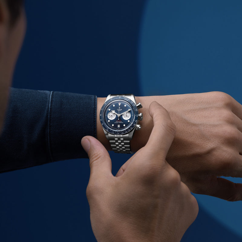 BLACK BAY CHRONO - 41 mm steel case - Steel bracelet