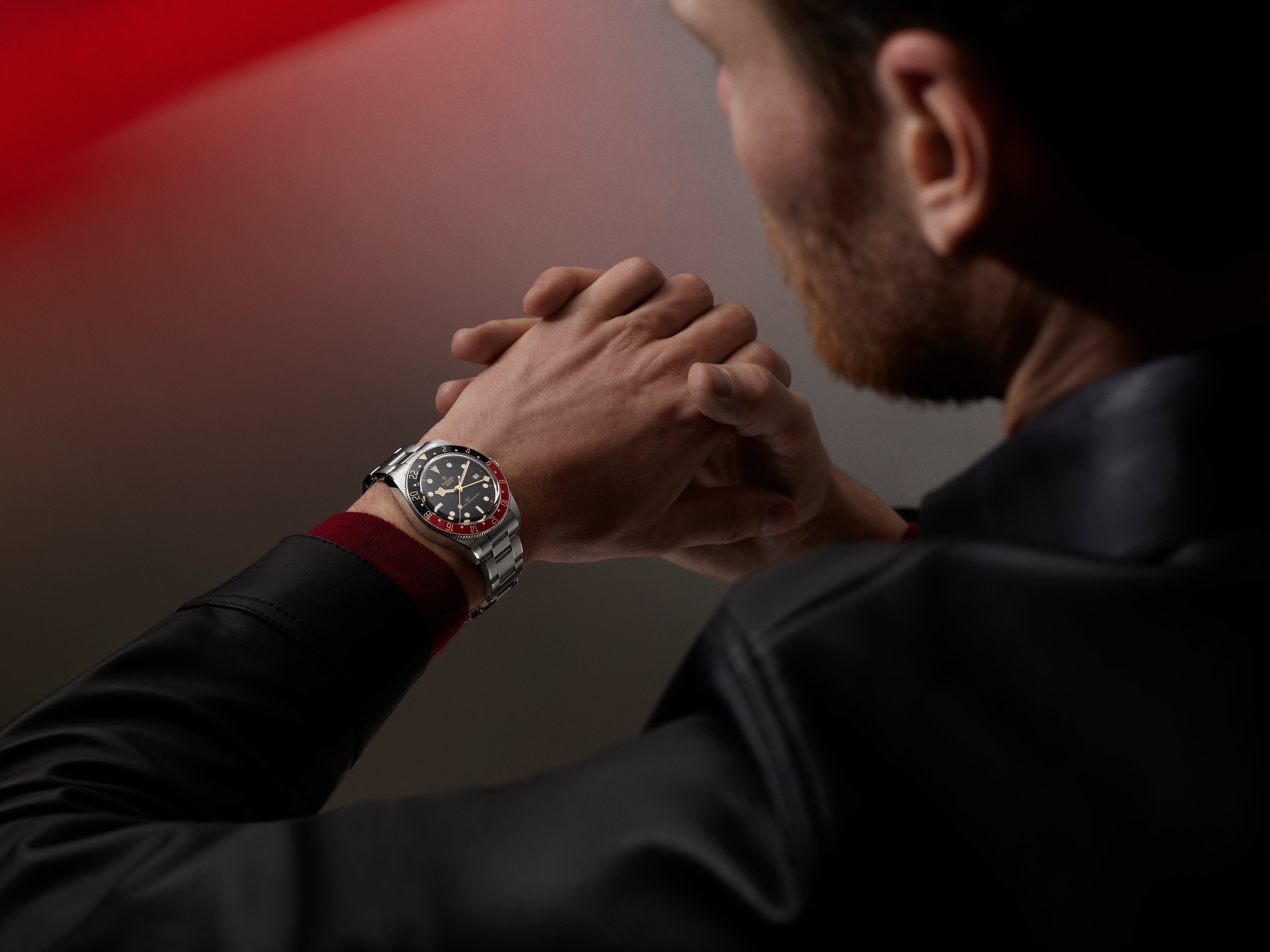 Black Bay 58-GMT 39mm steel case Black and Burgundy bezel– Dia