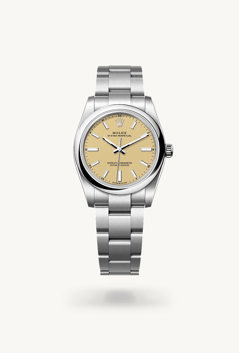 Oyster, 34 mm, Oystersteel