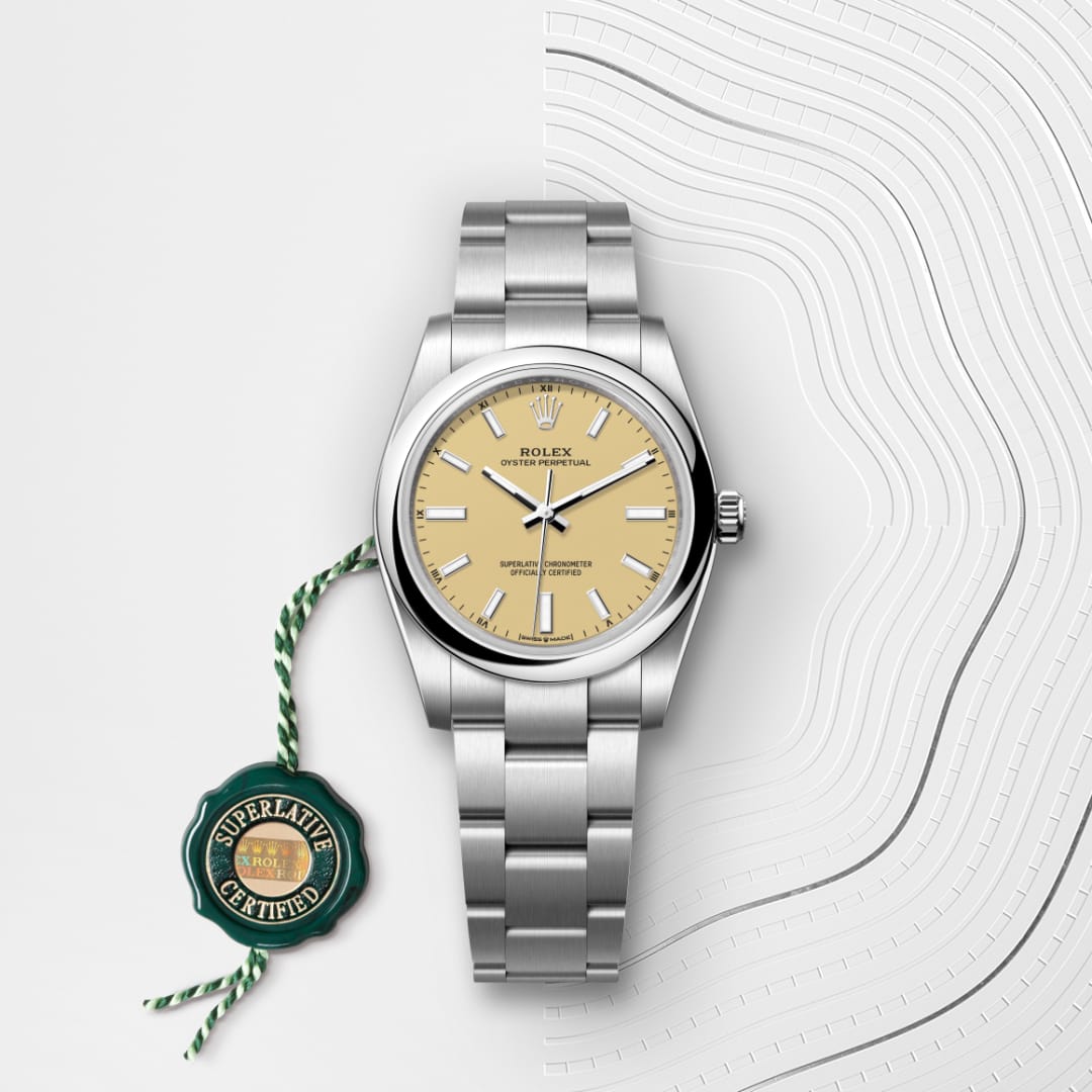 Oyster, 34 mm, Oystersteel