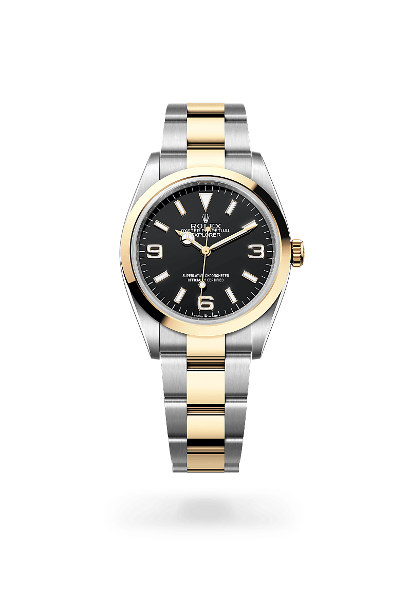 Oyster, 36 mm, Oystersteel and yellow gold