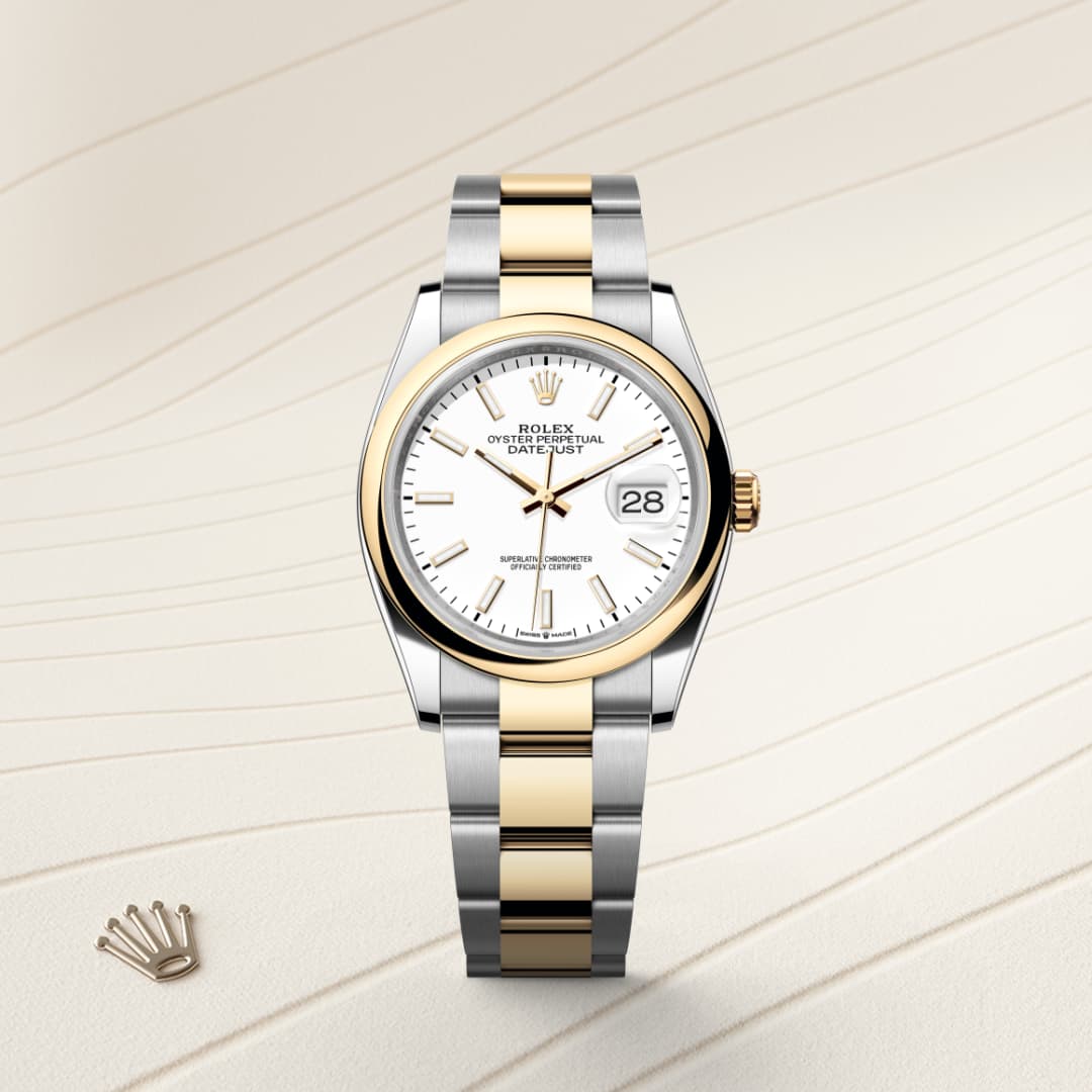 Oyster, 36 mm, Oystersteel and yellow gold