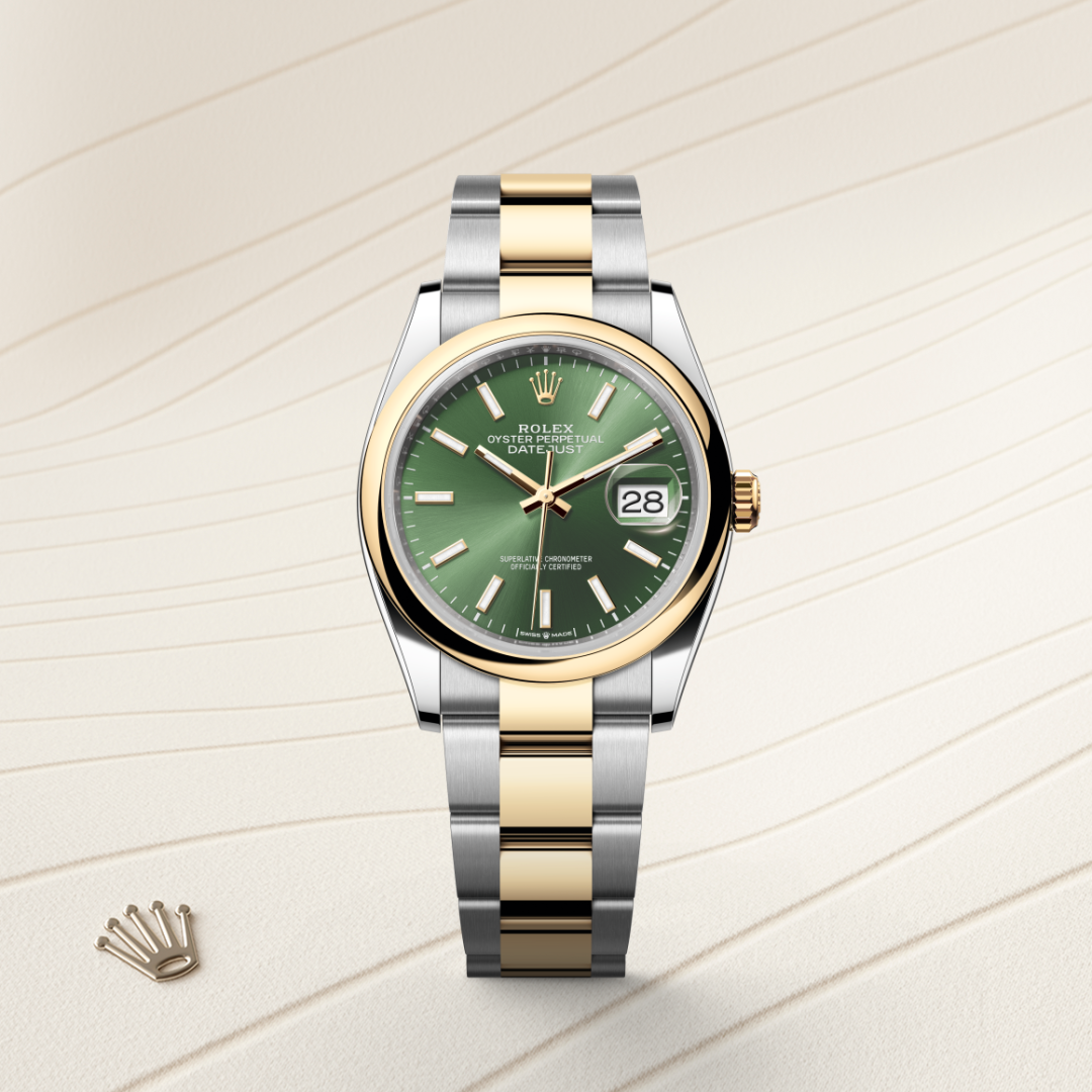 Oyster, 36 mm, Oystersteel and yellow gold