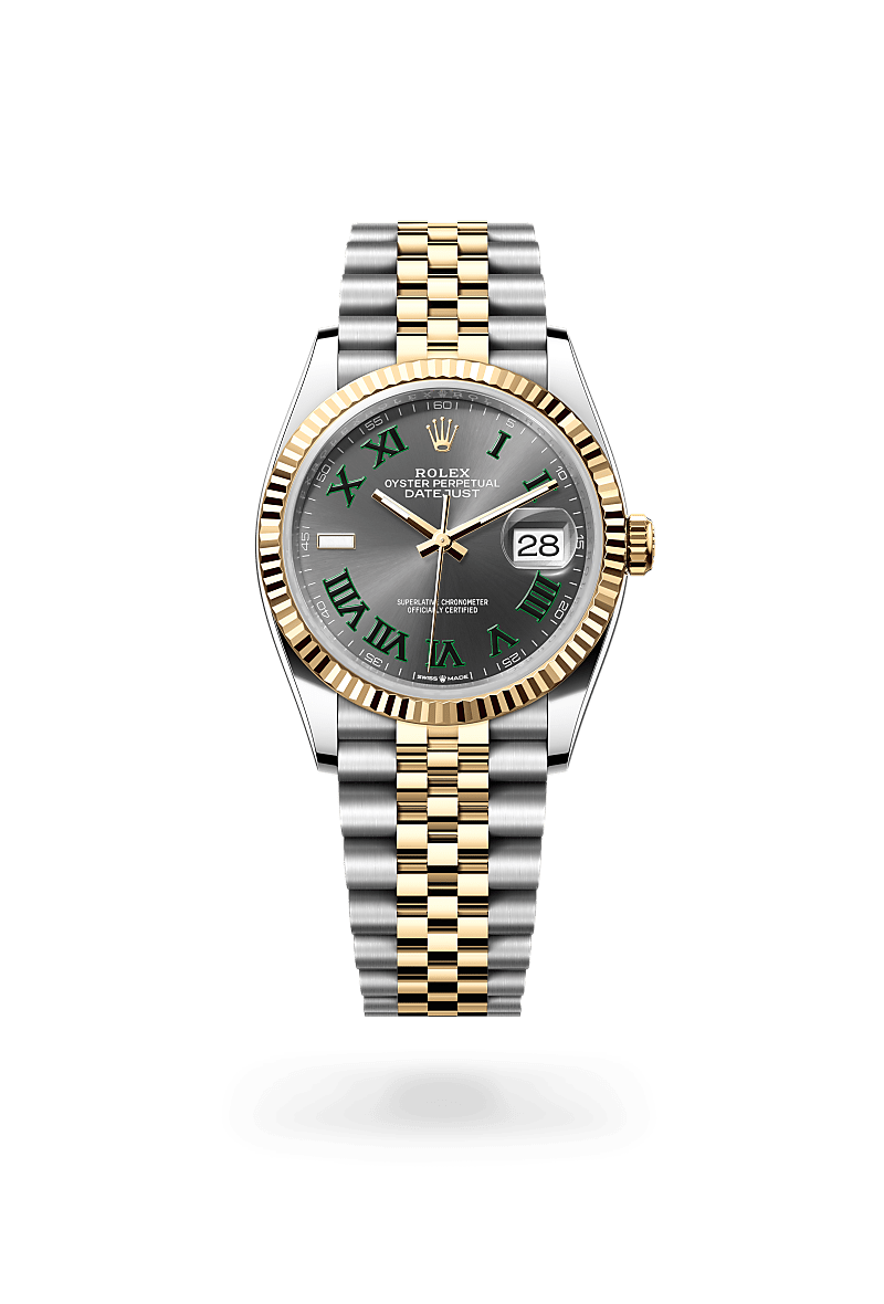 Rolex DATEJUST Oyster, 36 mm, Oystersteel and yellow gold M126233 