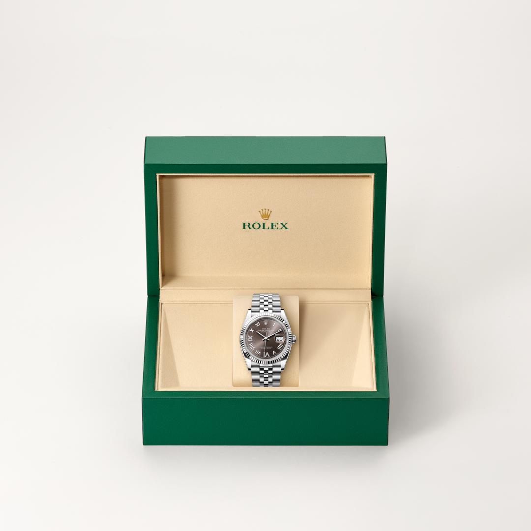 Oyster, 36 mm, Oystersteel and white gold