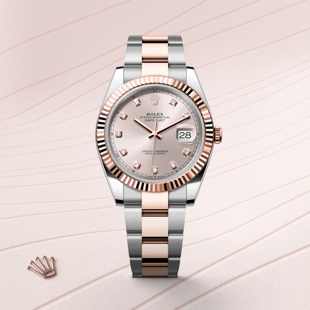 Oyster, 41 mm, Oystersteel and Everose gold
