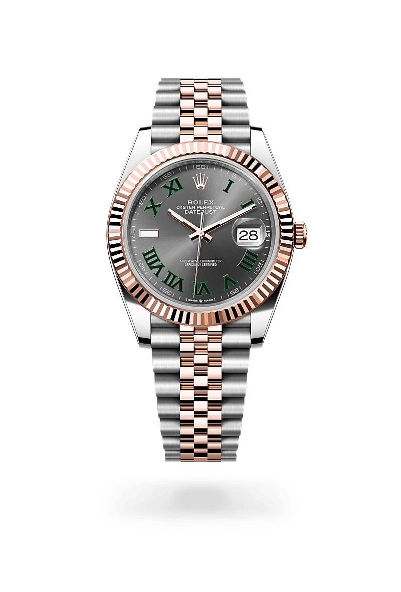 Rolex DATEJUST Oyster, 41 mm, Oystersteel and Everose gold M126331