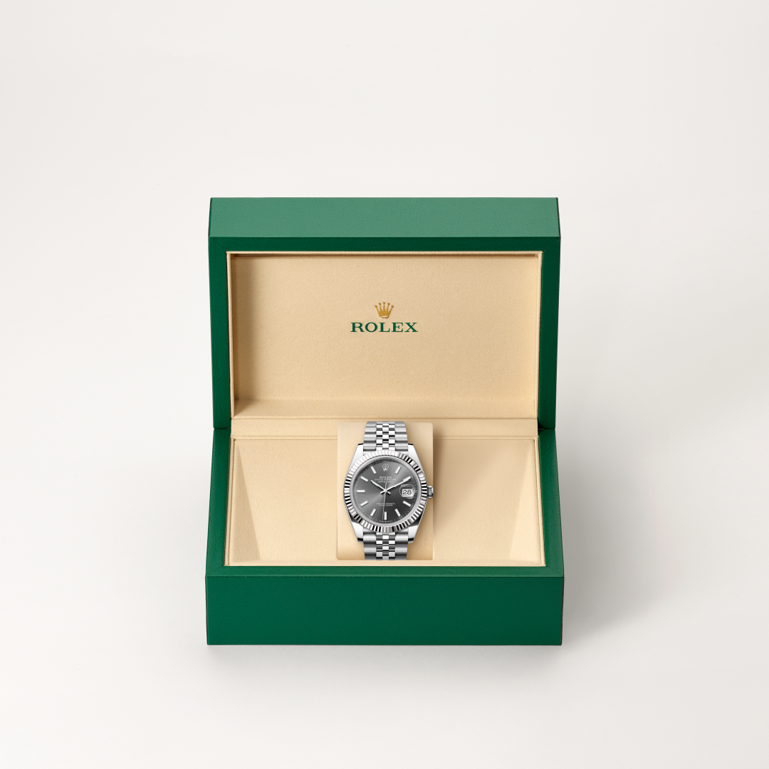 Oyster, 41 mm, Oystersteel and white gold