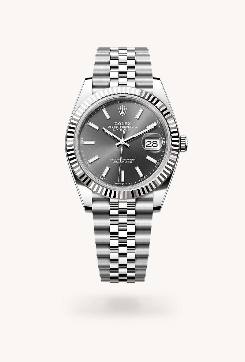 Oyster, 41 mm, Oystersteel and white gold