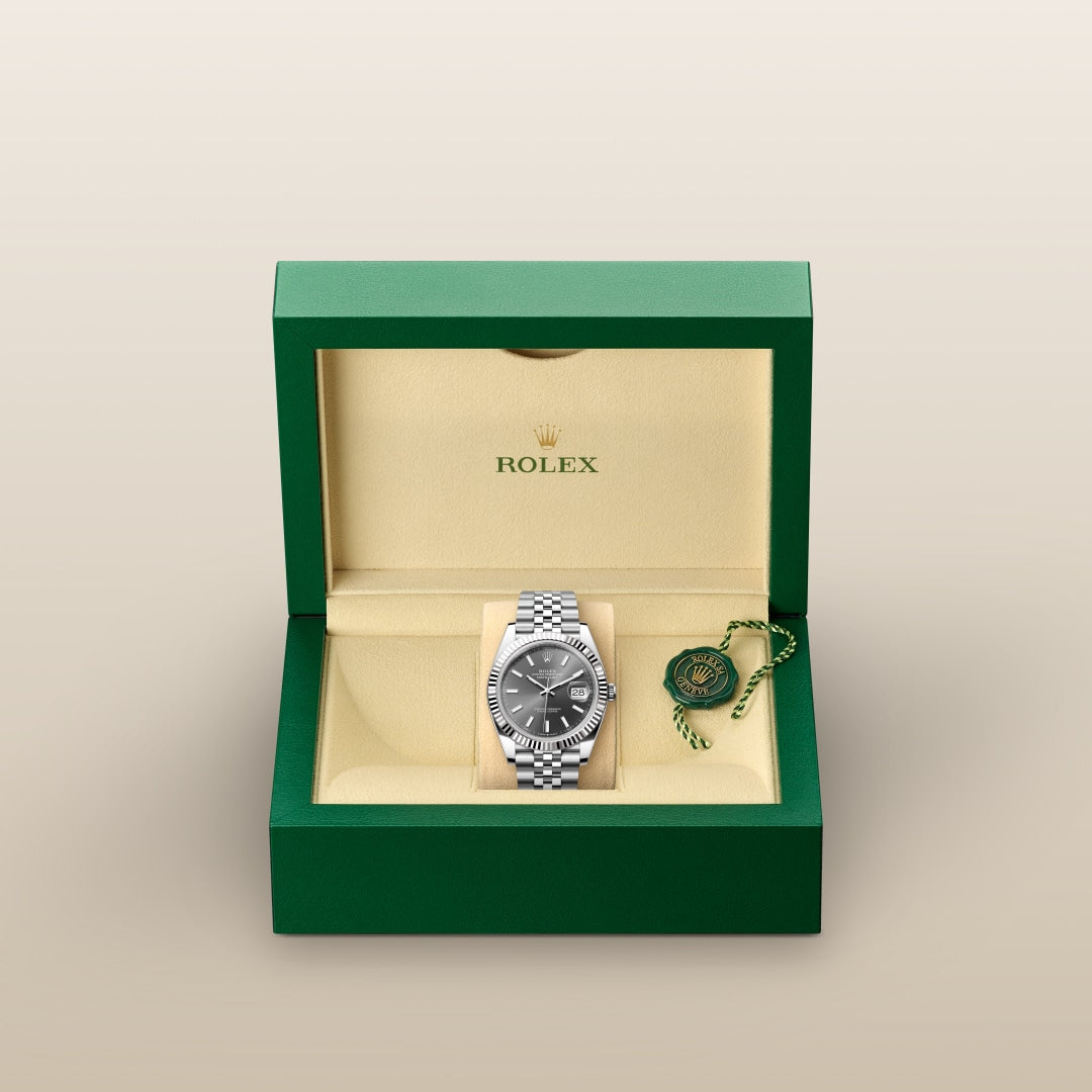 Oyster, 41 mm, Oystersteel and white gold