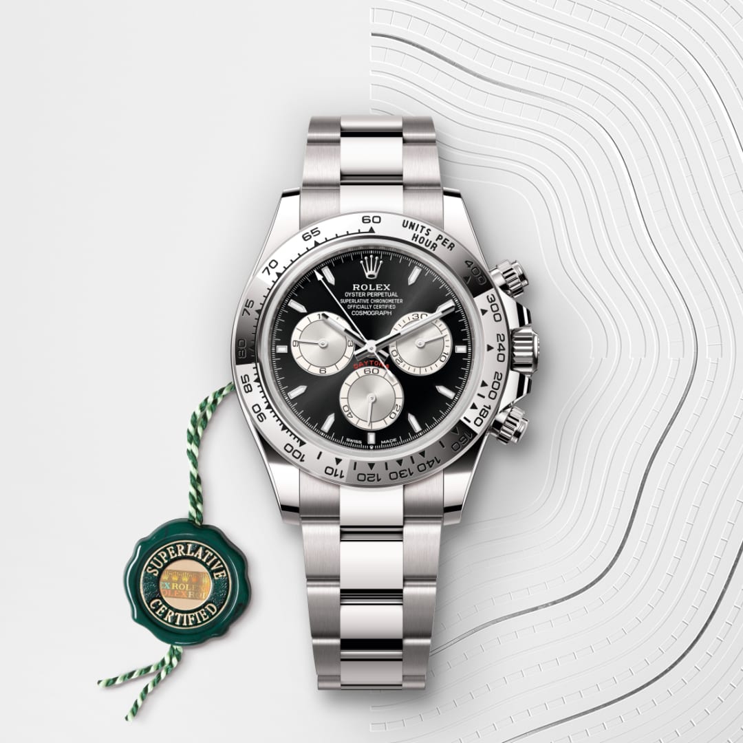Oyster, 40 mm, white gold