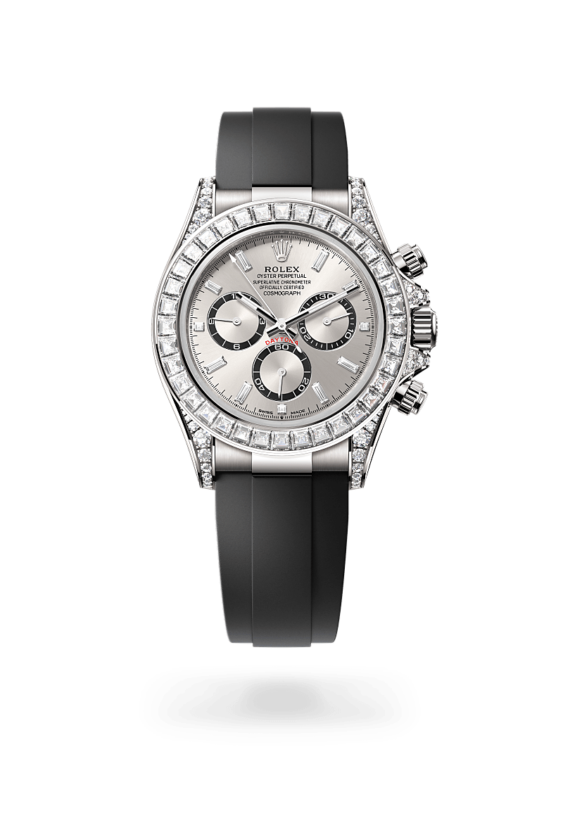 Oyster, 40 mm, white gold and diamonds