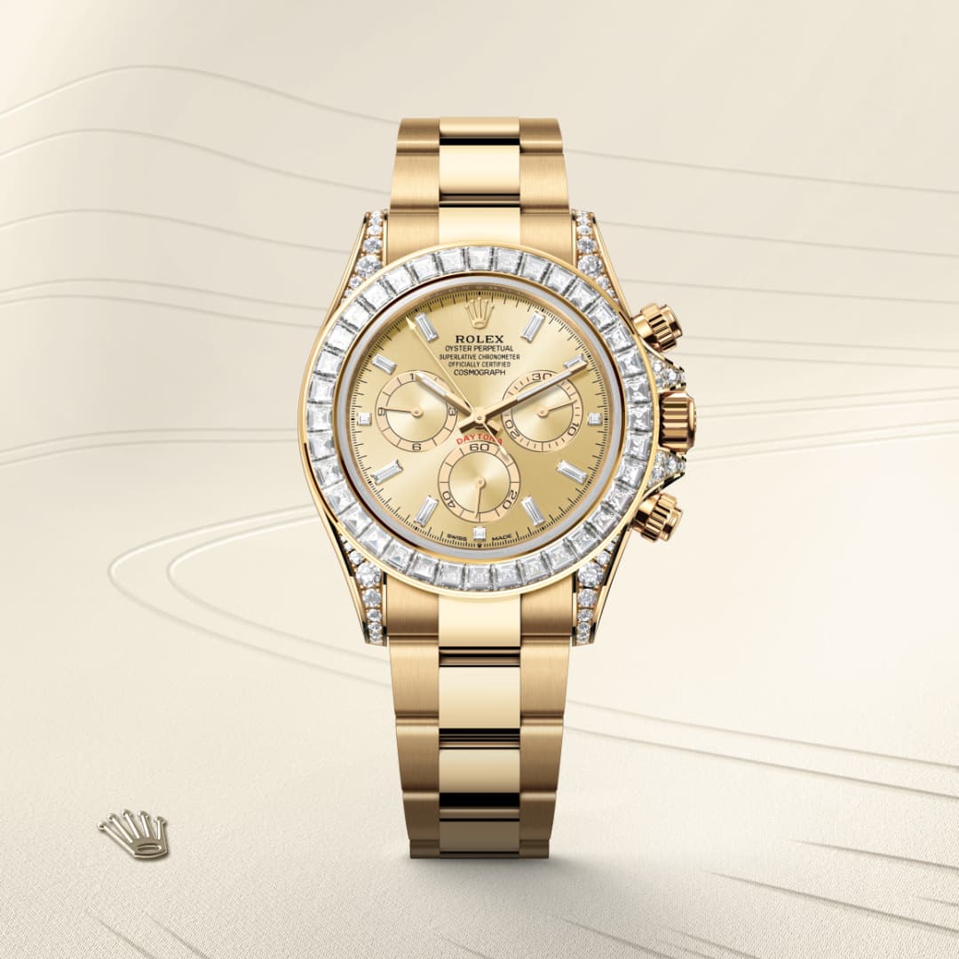Oyster, 40 mm, yellow gold and diamonds