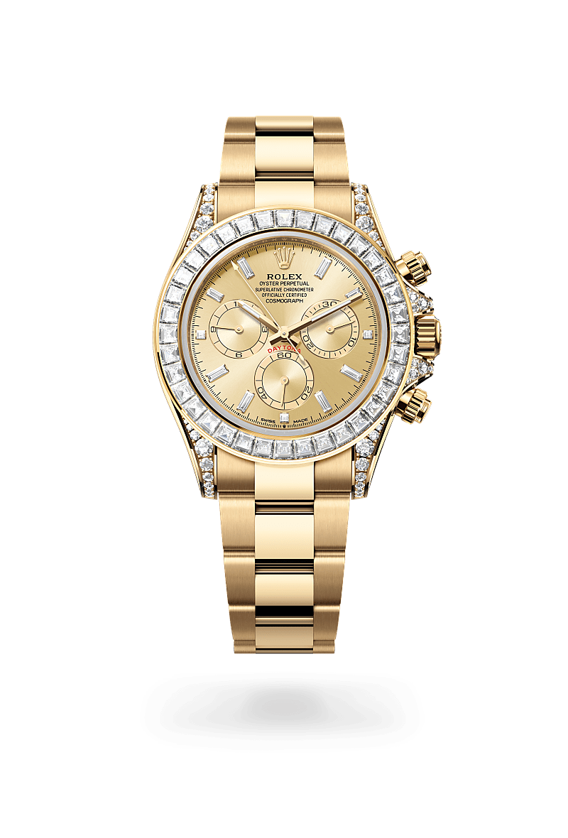 Oyster, 40 mm, yellow gold and diamonds