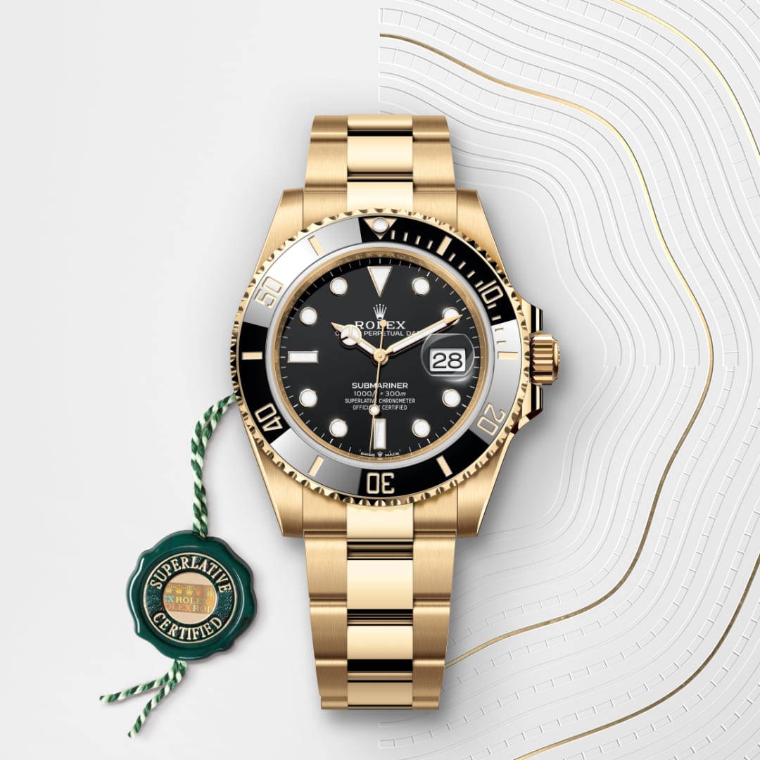 Oyster, 41 mm, yellow gold