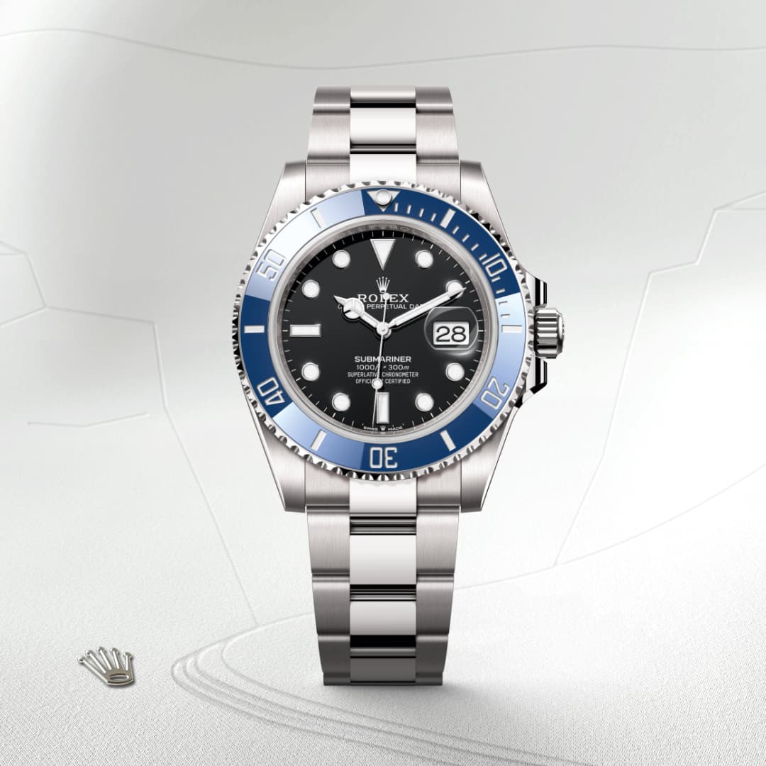 Oyster, 41 mm, white gold