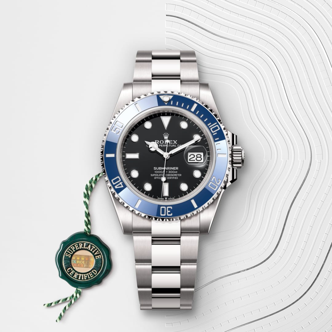 Oyster, 41 mm, white gold