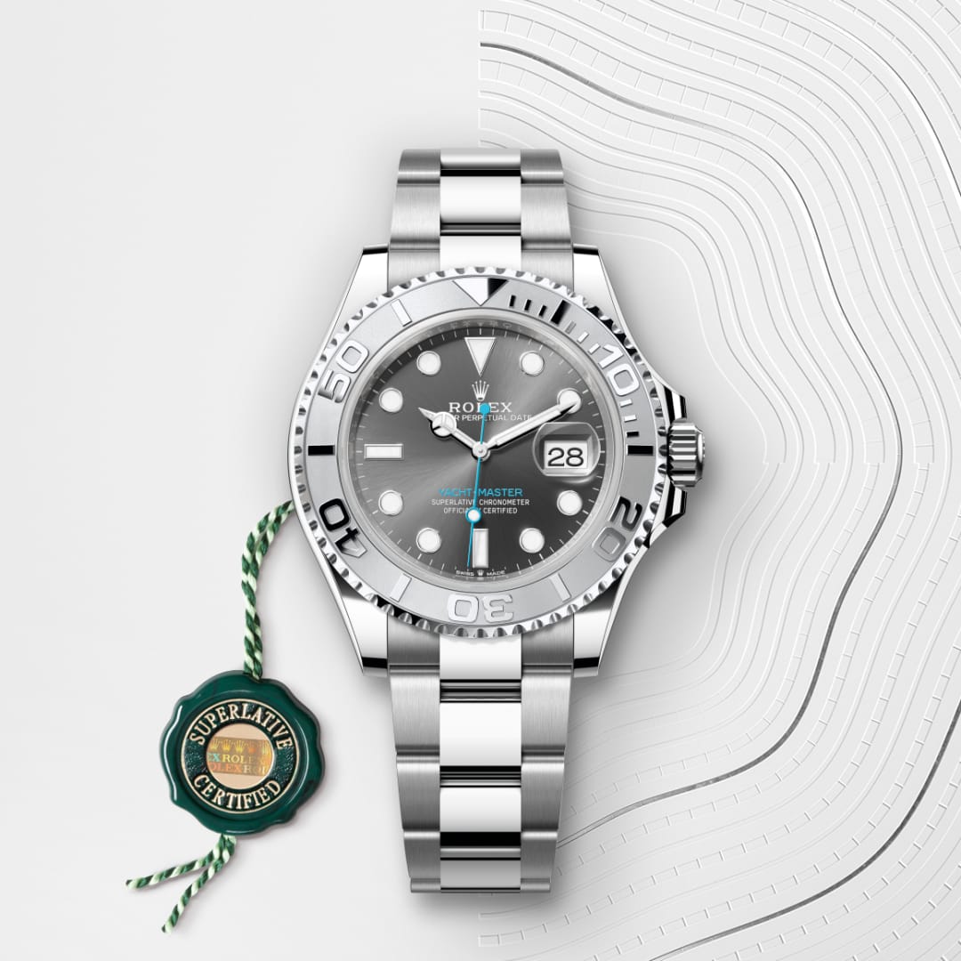 Oyster, 40 mm, Oystersteel and platinum