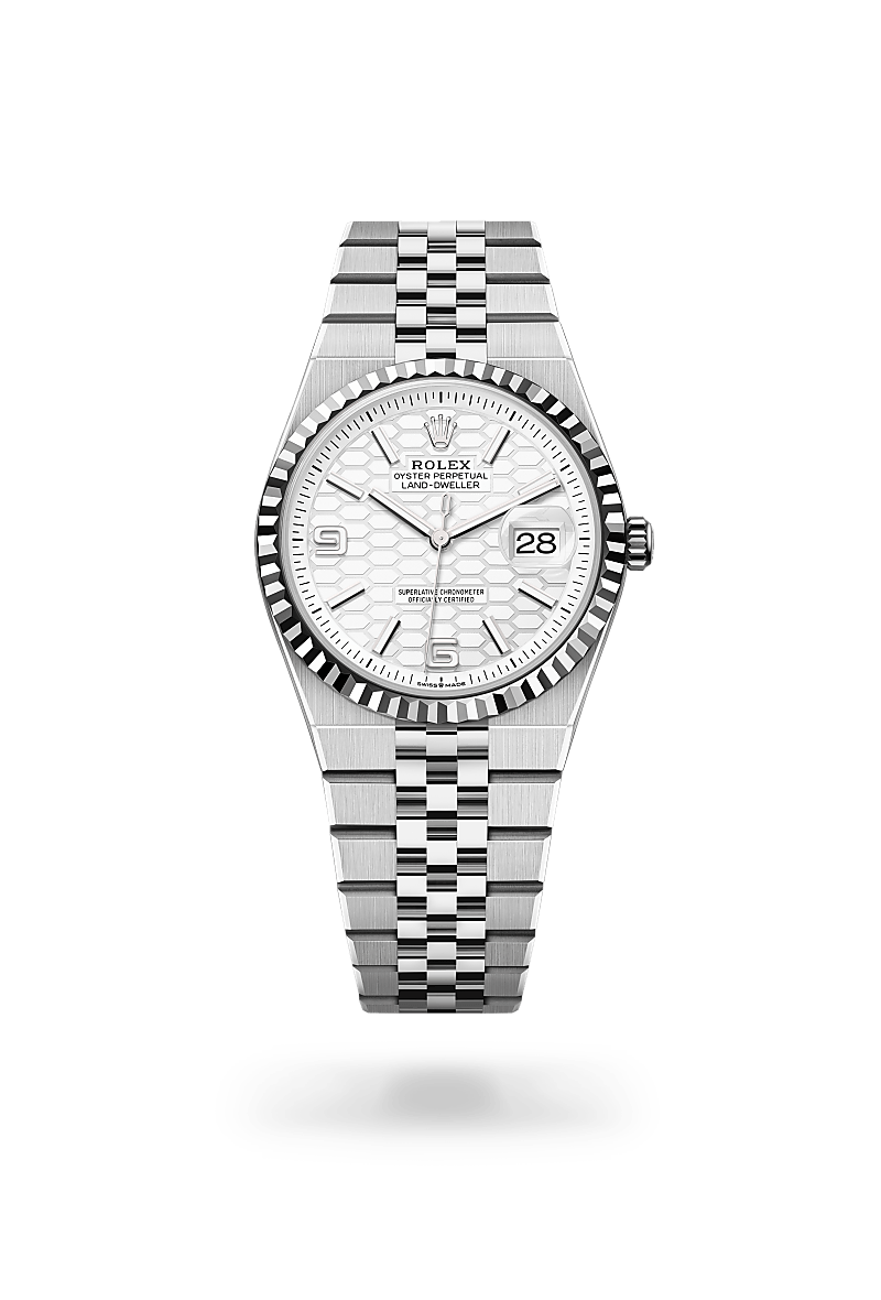 Oyster, 36 mm, Oystersteel and white gold