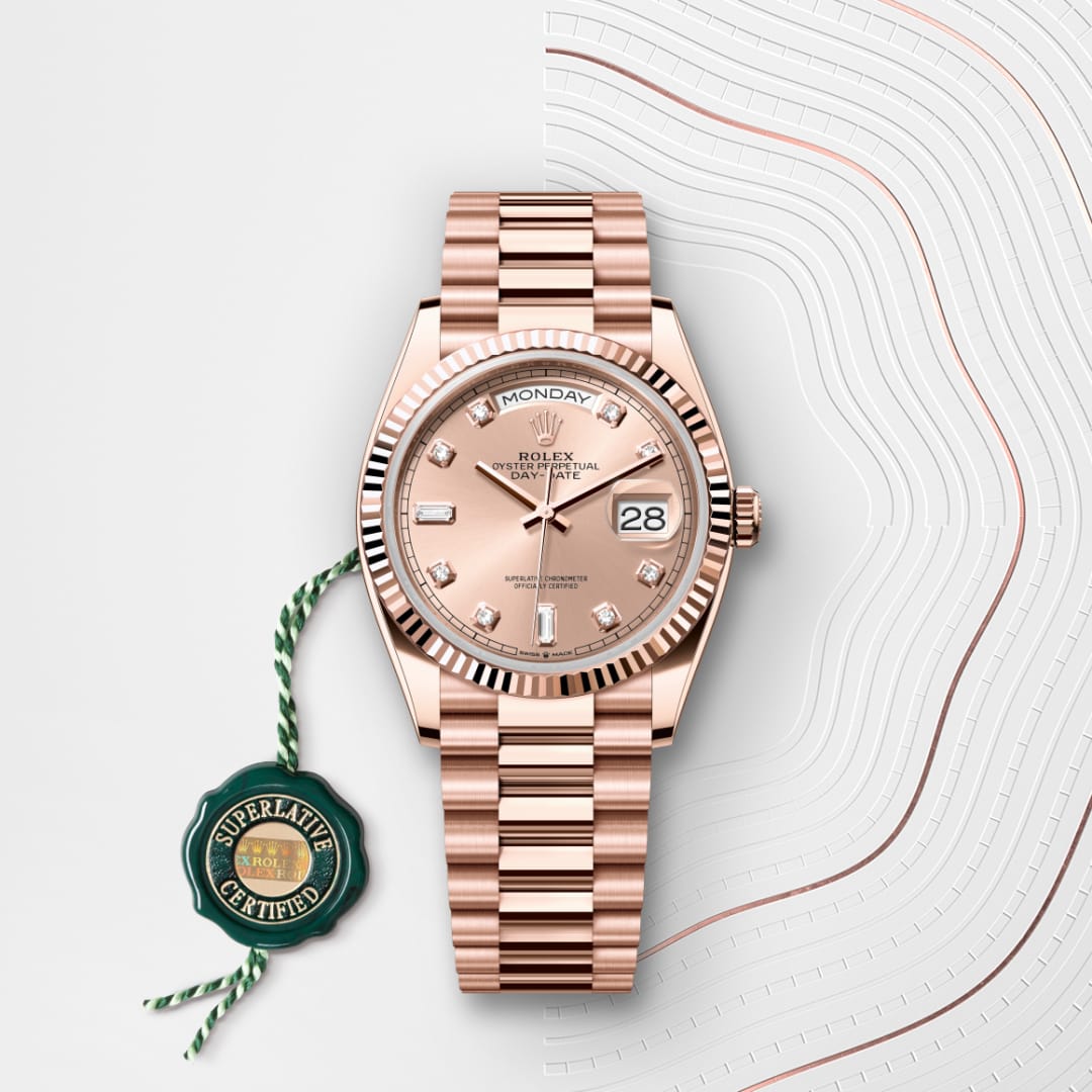 Oyster, 36 mm, Everose gold