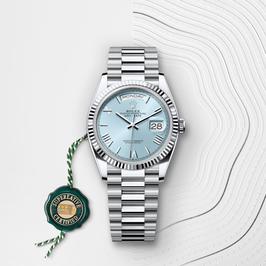 Oyster, 36 mm, platinum