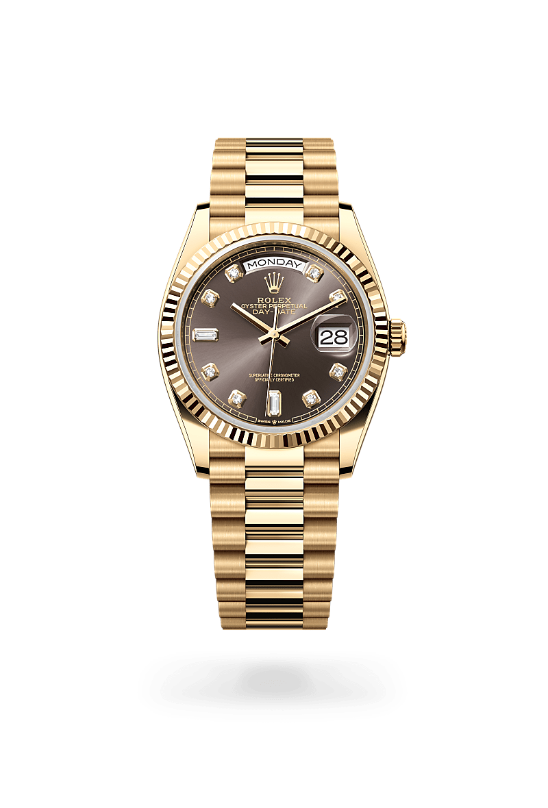 Oyster, 36 mm, yellow gold