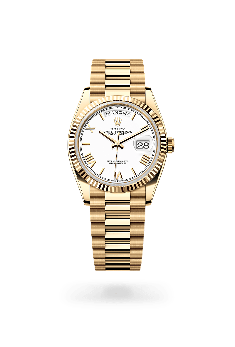 Oyster, 36 mm, yellow gold
