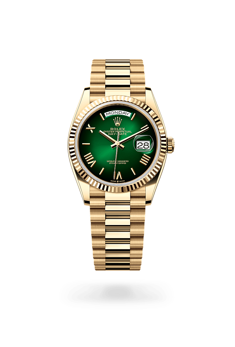 Oyster, 36 mm, yellow gold