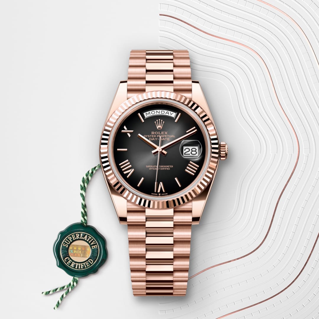 Oyster, 40 mm, Everose gold