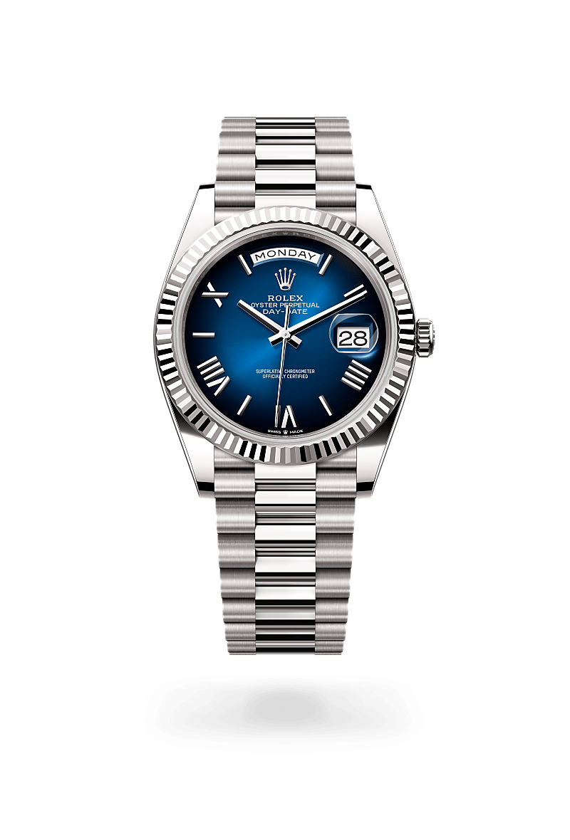 Oyster, 40 mm, white gold