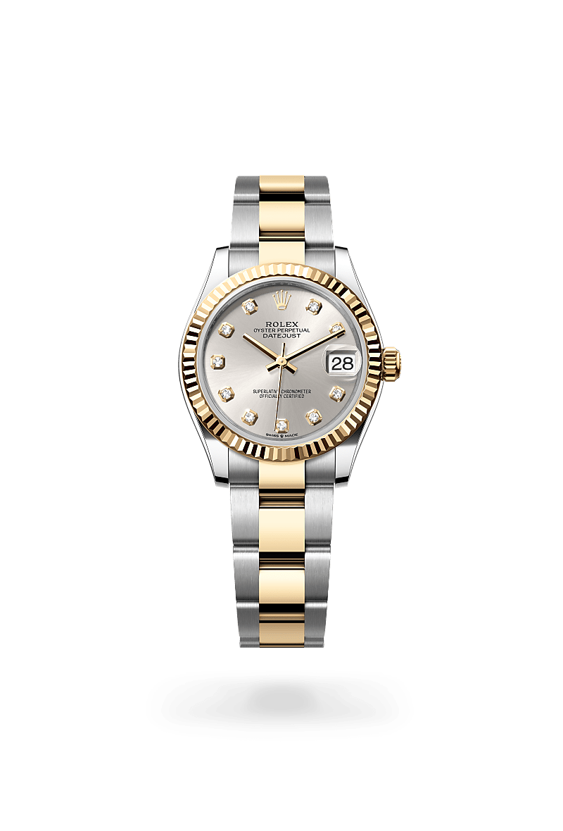 Rolex DATEJUST Oyster, 31 mm, Oystersteel and yellow gold